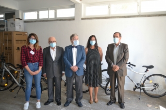 Comit&eacute; Ol&iacute;mpico de Portugal doa bicicletas para a Casa de Acolhimento de Refugiados